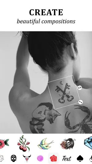 Tattoo — 黥 贴纸 照片 编辑. 纹身大咖