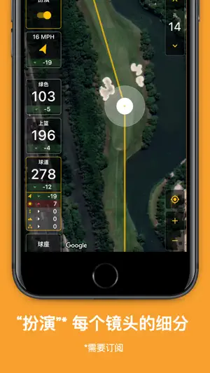高尔夫球车 GPS 测距仪
